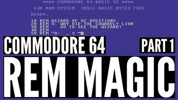 Commodore 64 (& THEC64) REM Statement Magic...Riddles Part 1