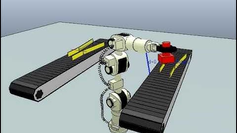 Robot Simulator: Simulation of the Katana Robot including Twisted Cables in V-REP
