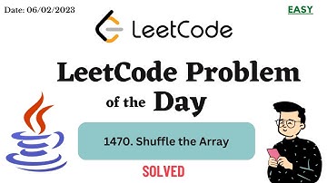 1470. shuffle the array || Leetcode || Java || TechCoder A.V