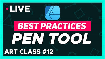 Easy method using PEN TOOL, TRY This! Using Affinity Designer | Art Class 12