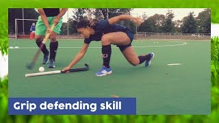 Grip defending skill - Field Hockey Technique | Hockey Heroes TV