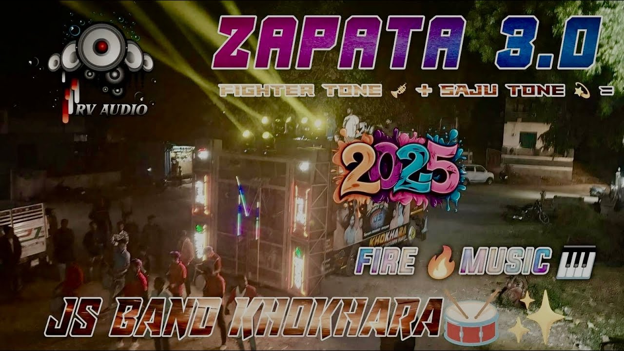 Zapata 3.0 new trending tone 2025 ll js band 🥁 khokhara