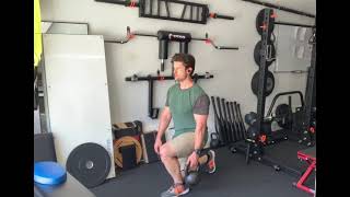 Suitcase Split Squat-Ipsilateral Load