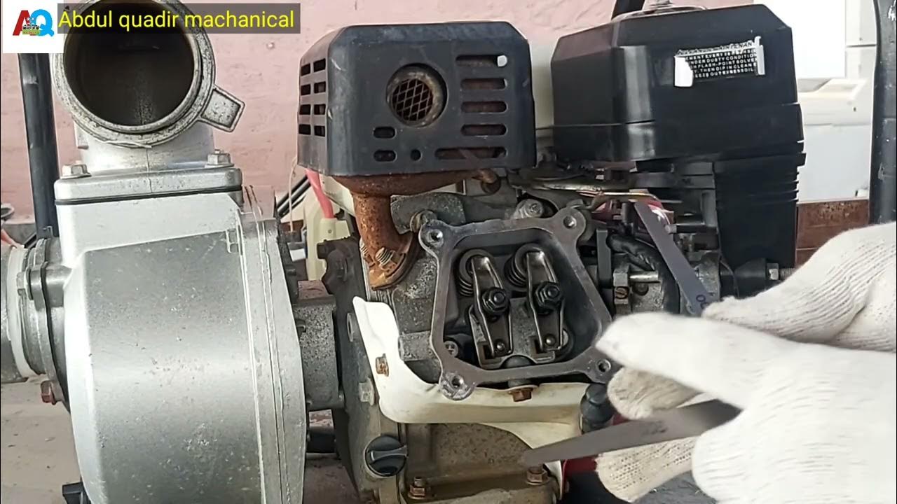 Honda Gx160 valve adjusting हूनडा जीएकस 160टाइपीट सेटीनग - YouTube