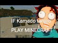 IF KAMADO TANJIRO PLAYS MINECRAFT !