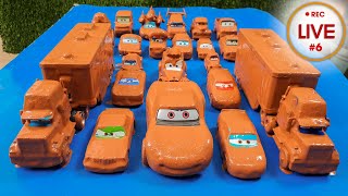 : Clean up muddy minicars & disney pixar car convoys! Play in the garden