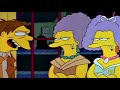 Patty rocía a Barney con gas pimienta-Los Simpson.