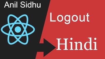 React js project in Hindi # Logout feature