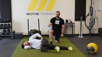 Side-Lying Hip Internal Rotation Passive Range Lift Off (PRLO)