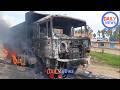 OWNER IN TEARS! NAIVASHA FUEL PROTESTERS BURN DOWN TIPPER TRUCK