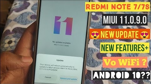Redmi Note 7/7s | MIUI 11.0.9.0 | New Update | New Features | Android 10?
