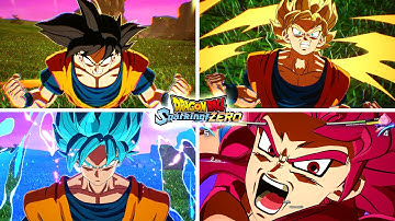 ドラゴンボール スパーキング！ゼロ - 全悟空の変身＆必殺技（全DLC）