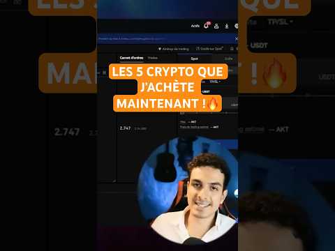 J’achète ces 5 cryptos !🔥 #btc #tao #bitcoin #cryptomonnaie #investissementcrypto #cryptofuego