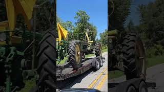 Farmall Tractor Pulling some John Deere Tractors ? driving tractor shorts