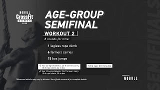 Workout 2 — 2022 Age-Group Semifinal