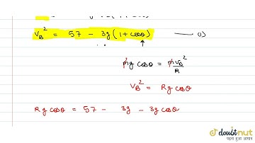 A heavy particle is usspended by a 1.5 m long string . It is given a horizontal velocityof sqrt(...
