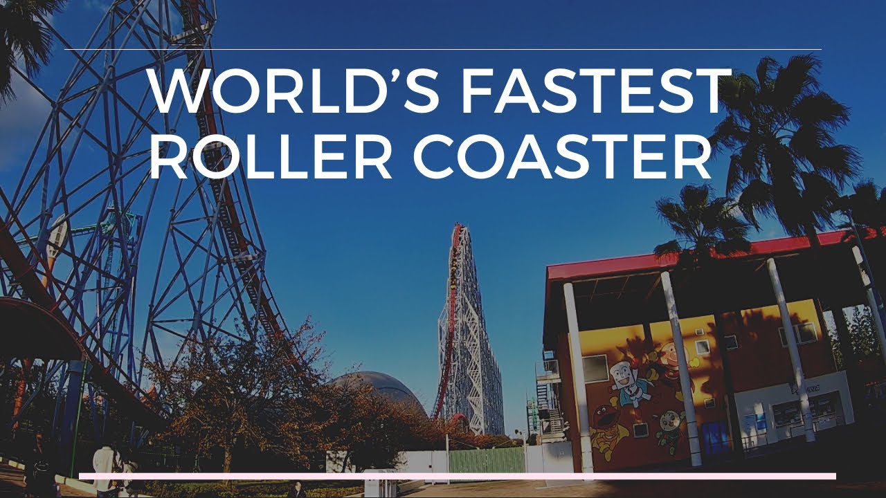 World's Fastest Roller Coaster in Japan Super Crazy Ride Nagashima