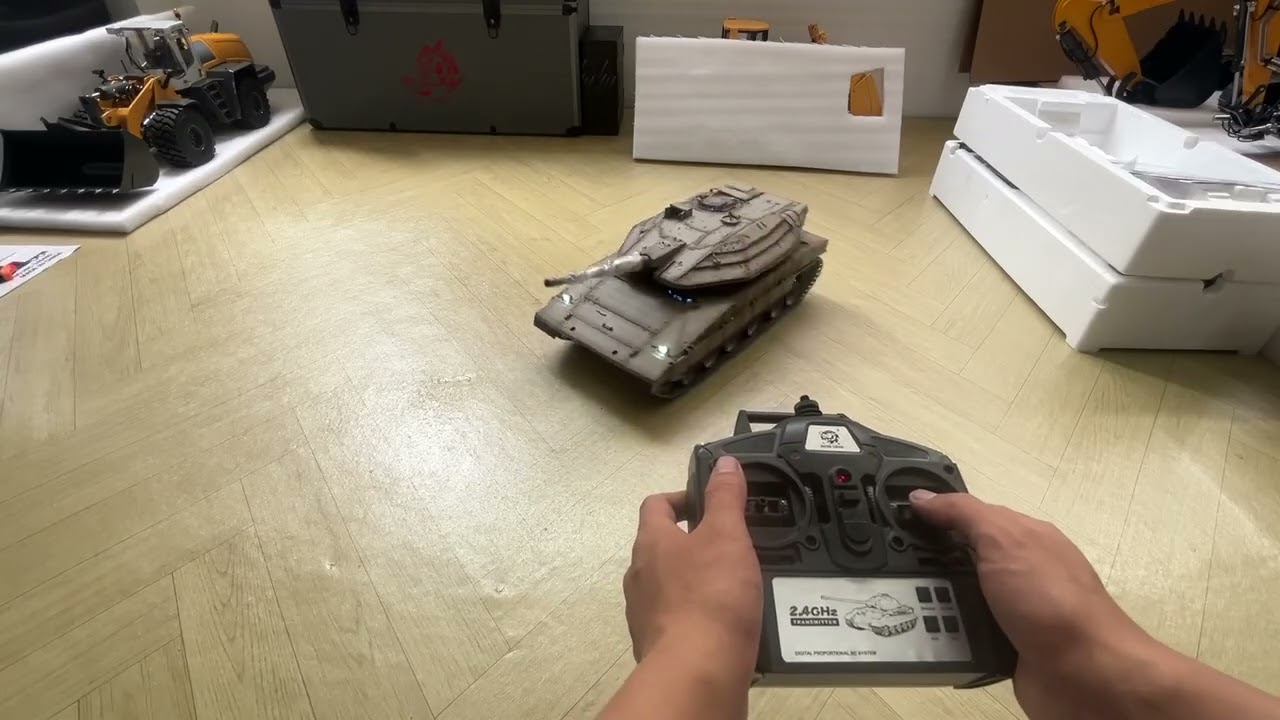 wheelfun Heng Long 1/16 Military RC Battle Tank IDF Merkava Mk Iv Full Metal Chassis 3958 TH22679