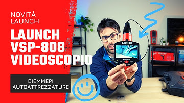 Unboxing e funzionamento del VSP-808 il Videoscopio di Launch.