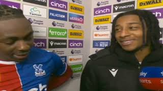 Michael Olise & Eberechi Eze Post Match Interview Crystal Palace vs Man Utd 4-0