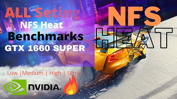 Need for Speed-Heat GTX 1660 SUPER (ALL settings Comparison) | Very LOW, Low, Medium, High, Ultra