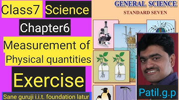 Class7 Science chapter6 Measurements of physical Quantities #Exercise