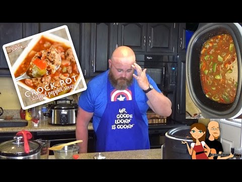 Crock Pot Stuffed Pepper Soup: Cookin' Cris' Dishes