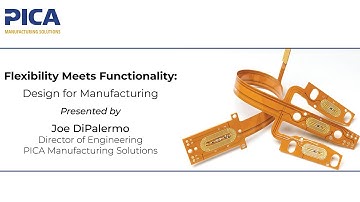Flexibility Meets Functionality: Design for Manufacturing Presented By Joe DiPalermo