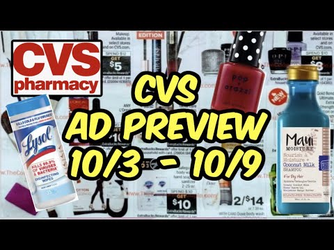 CVS AD PREVIEW (10/3 – 10/9) | NEW COUPON DEALS ON HAIR CARE, NAIL POLISH & MORE!
