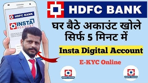 hdfc bank video kyc account opening online through csc login  hdfc bank\\ #cscservice #hdfckyconline