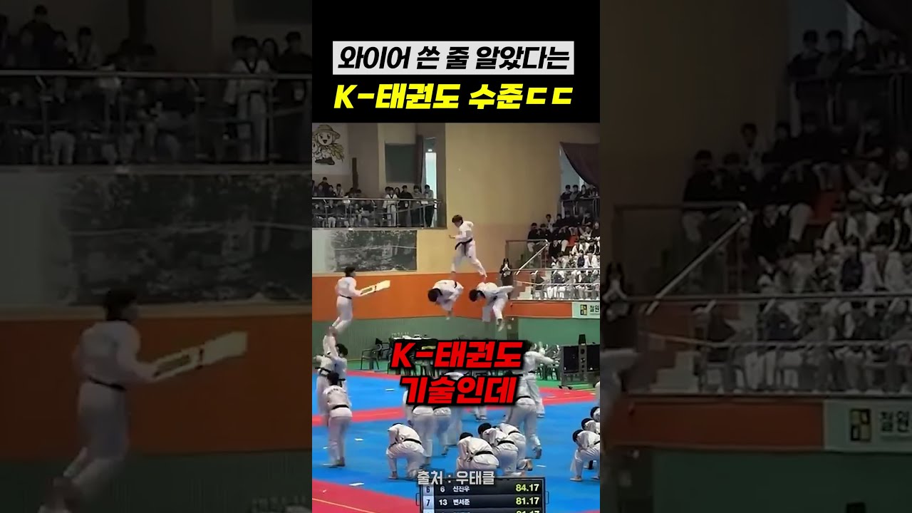 외국인들이 충격받은 한국 태권도 기술 컨트롤