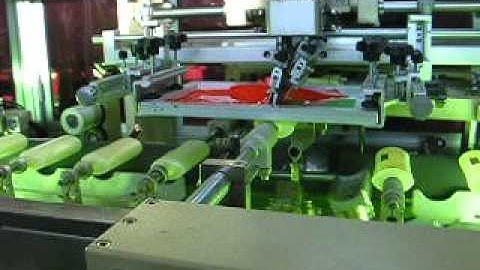 Fully Auto Two Color Screen Printer for Shampoo Bottles