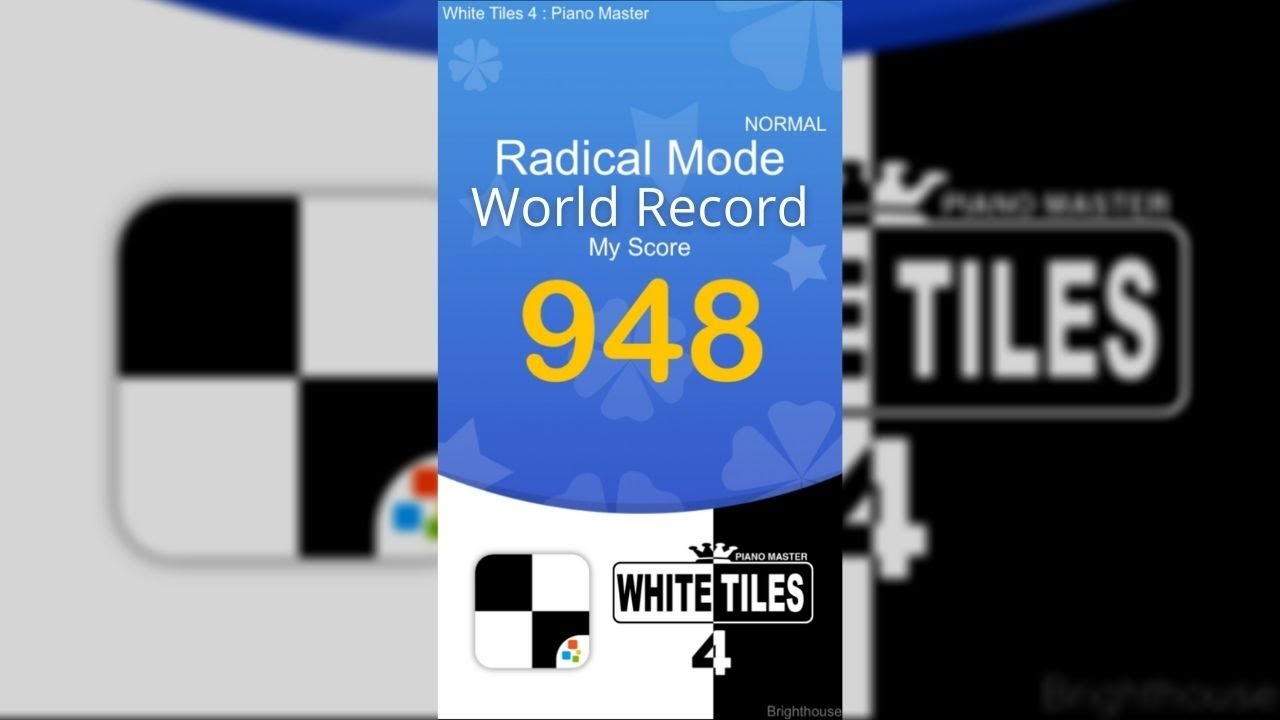 Radical Mode In 0m 00s 948ms By Machs2point0 White Tiles 4 Piano Master 2 Speedruncom