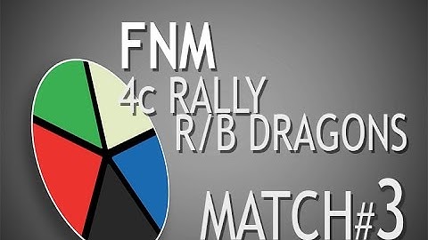4C Rally vs R/B Dragons - GAME 3 part 1 -  FNM Finals 2/15/15