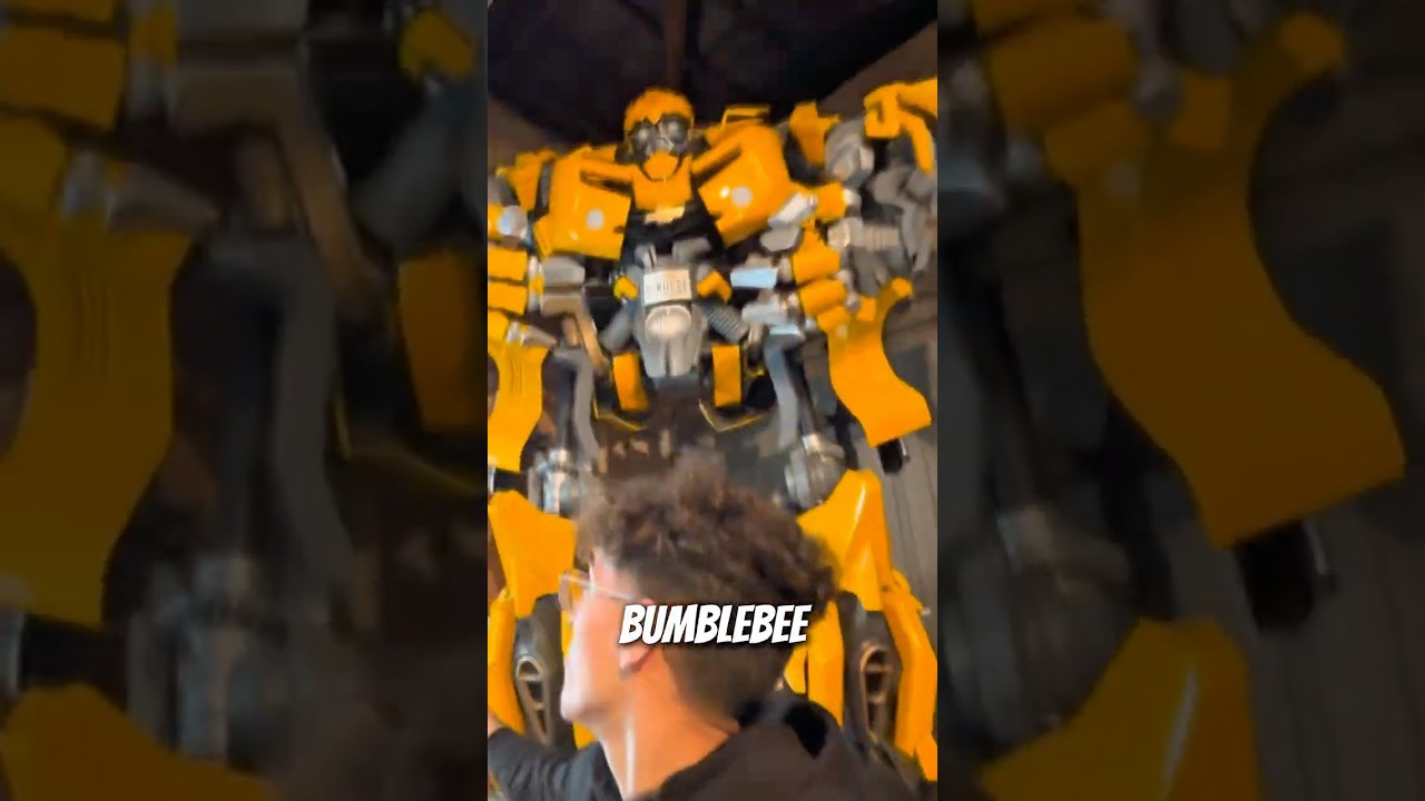 TRANSFORMERS SPOTTED DURING PARAMOUNT TOUR🤯! (First Time🔥) #transformers #new #shorts #bumblebee