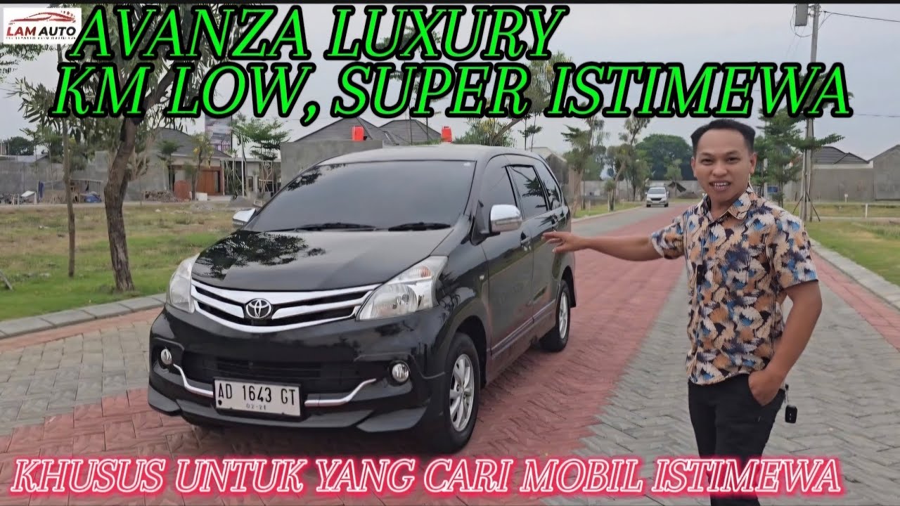 SOLD OUT AVANZA LUXURY 2015 MANUAL. SUPER ISTIMEWA. KM LOW, JARANG DI PAKAI.NYARIS SEPERTI BARU.