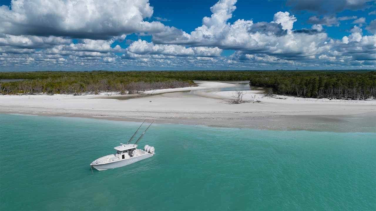 ⁣Fishing & Exploring Isolated Hidden Gems | Florida Boat Trip to Marco Island