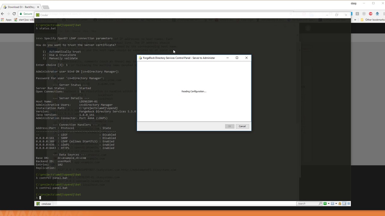 OpenAM and OpenDJ Integration - YouTube