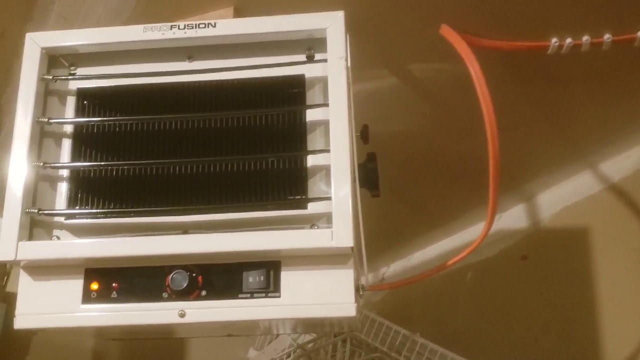ProFusion Garage Heater Install - YouTube