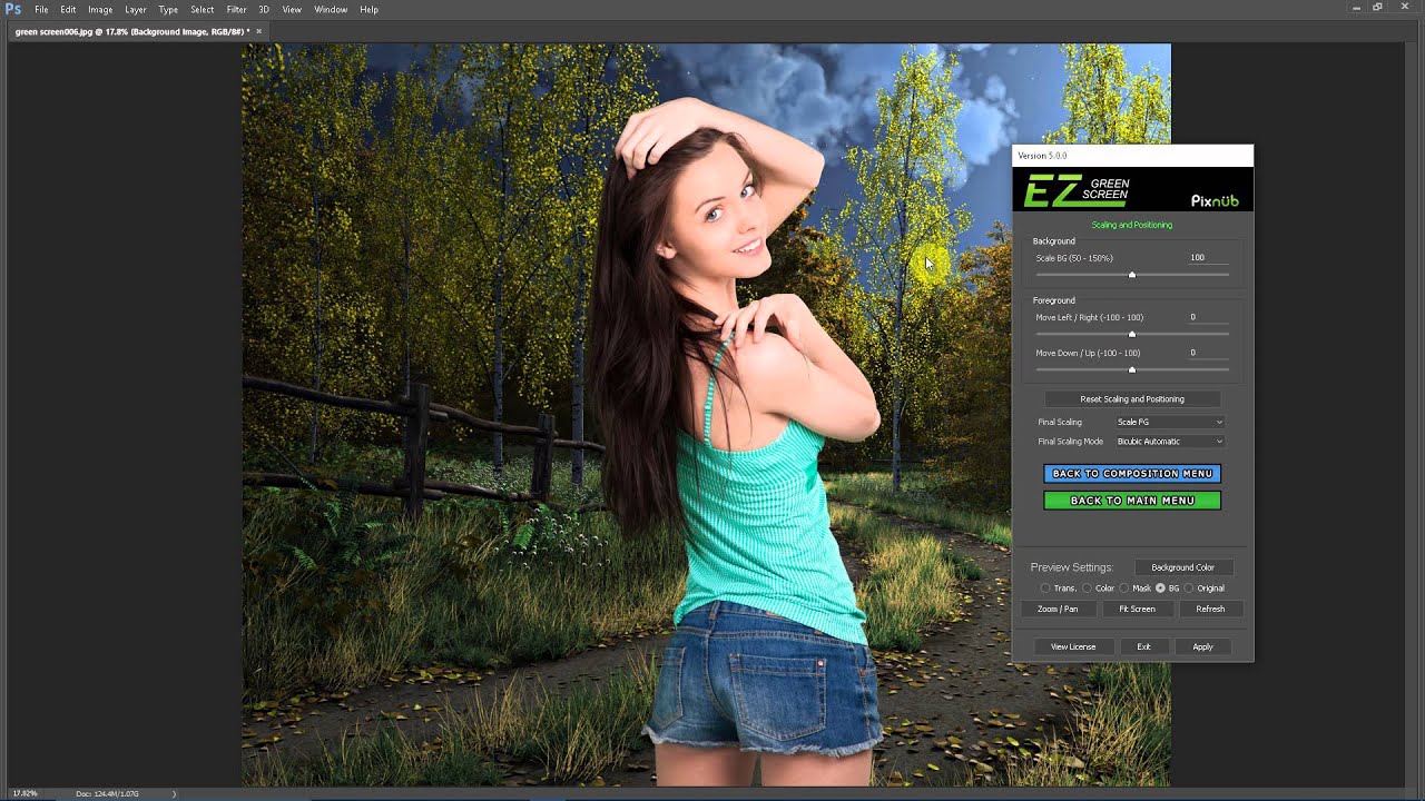 EZ Green Screen 5 Creating Composition YouTube