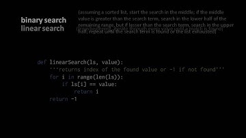 Searching and Sorting Algorithms (part 1 of 4)