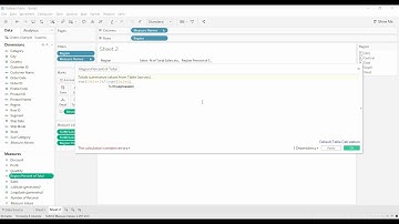 Tableau Tutorial - Correct Percent of Total with Filters