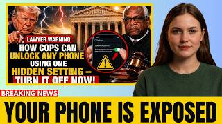 LAWYER WARNING: One Hidden Phone Setting Could Let Police Access Your Device — Turn It Off Now!