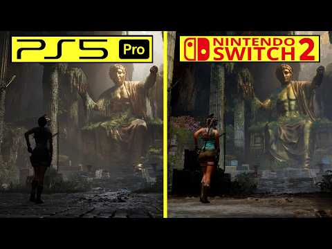 Tomb Raider Legacy of Atlantis PS5 Pro vs Switch 2 Early Graphics Comparison