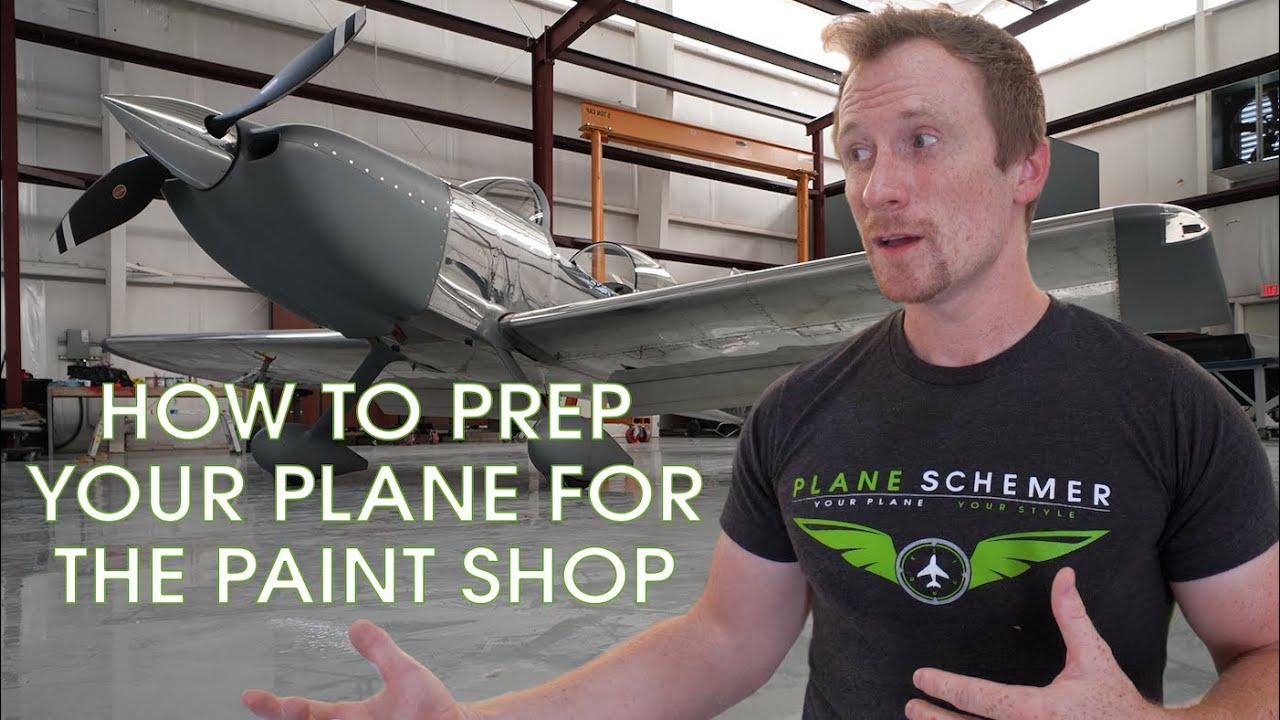 How to prep your plane for the paint shop YouTube