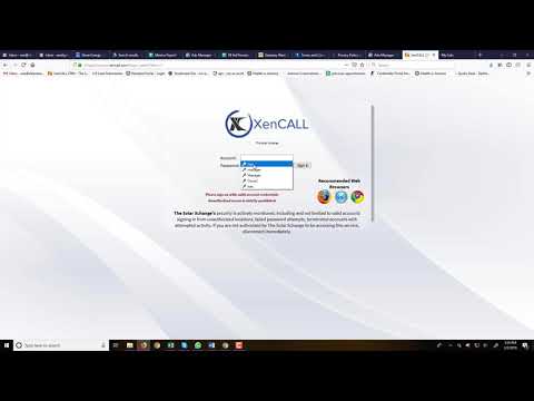 Xencall Training   Login #1