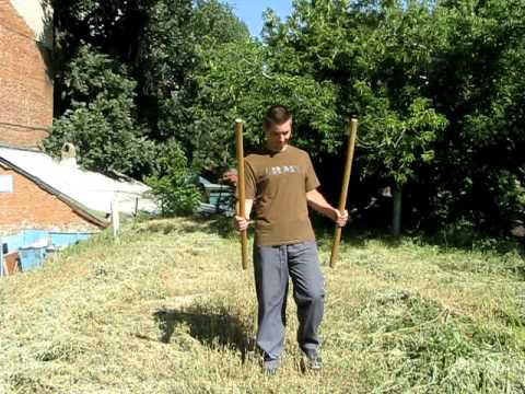 15 - Две палки. Свободное вращение на координацию - YouTube