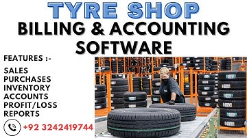 Tyre Shop Billing & Accounting Inventory Software - TYRE Business