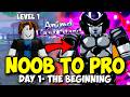 Noob to pro day 1  the return of a legend  anime last stand