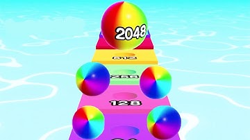 Ball Run 2048 - All Levels Mobile Gameplay Walkthrough Android iOS (Level 251-260)